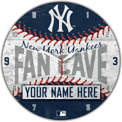 New York Yankees WinCraft Personalized 14'' Round Wall Clock