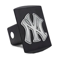 Housse d'attelage WinCraft New York Yankees Premium en métal chromé avec logo
