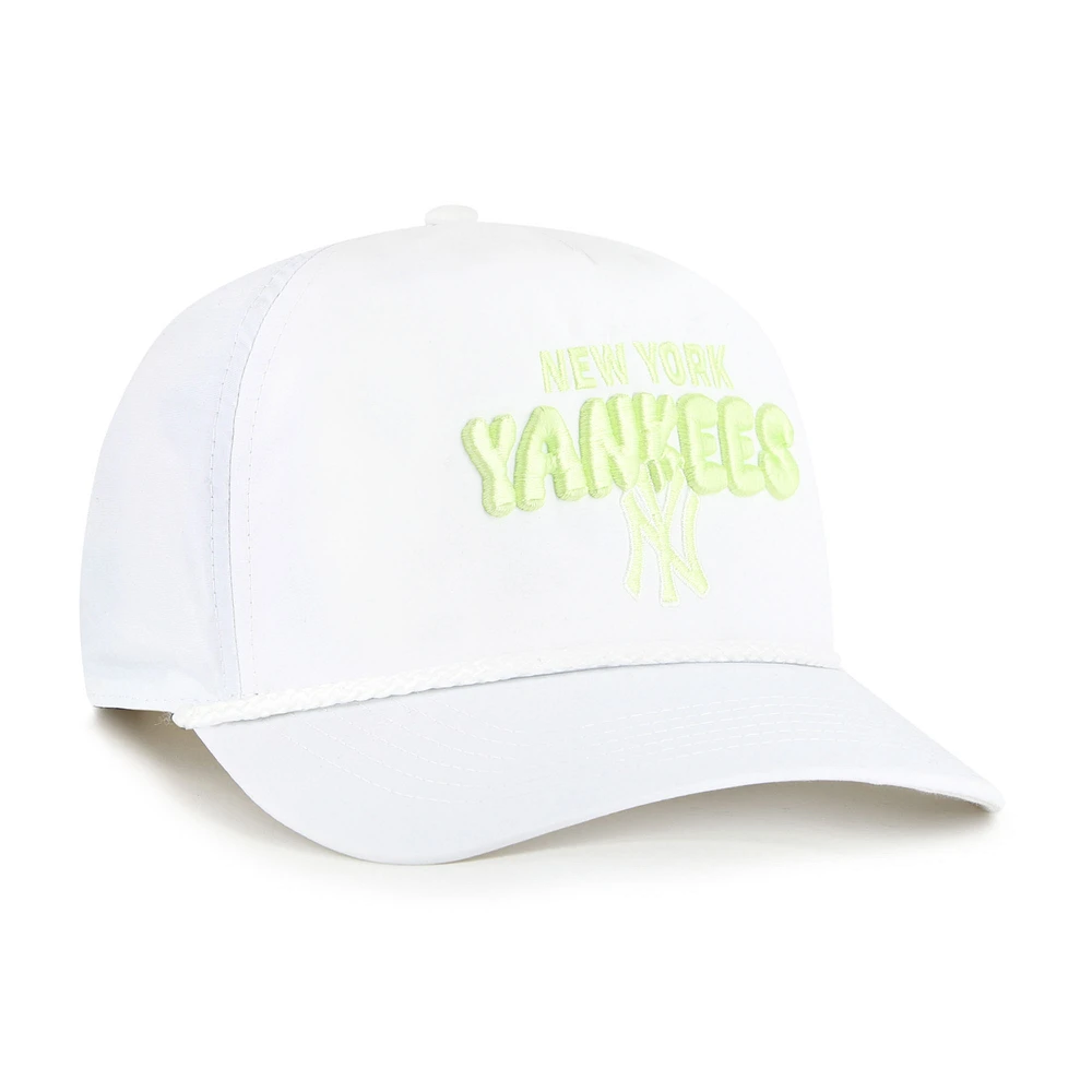 Women's '47  White New York Yankees Bright Side Adjustable Hitch Hat