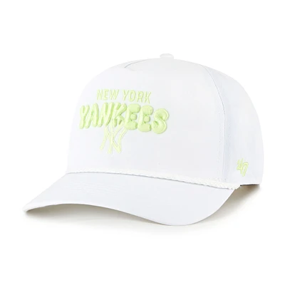 Women's '47  White New York Yankees Bright Side Adjustable Hitch Hat