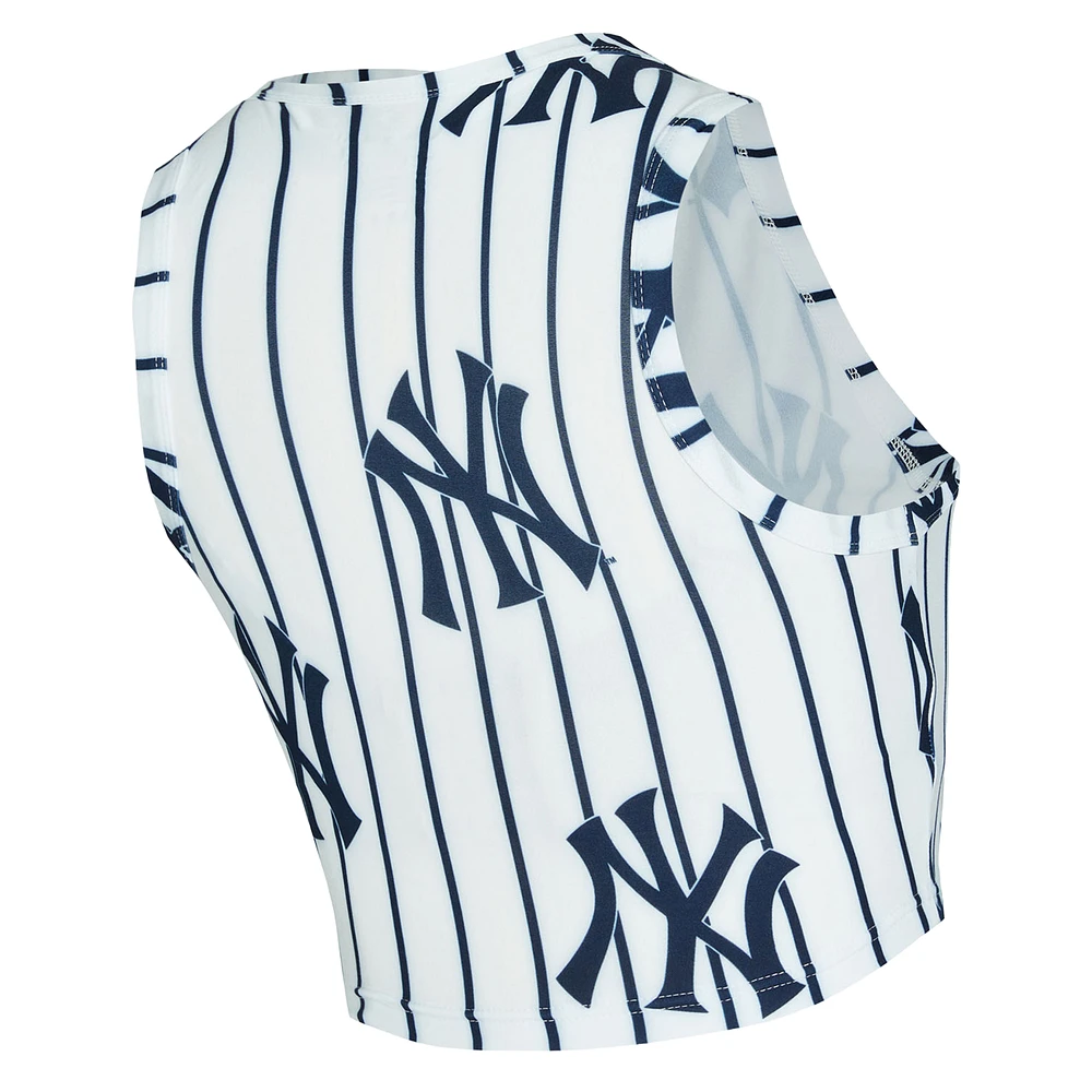 V100072 Yankee 0W24 Reel AOP Pinstripe Custom Record Knit Tank & Short Set BEDLADSLP UHT #5