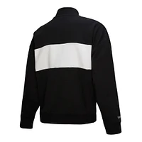 Pull zippé quart de tour noir pour femme Mitchell & Ness New York Yankees Cooperstown Collection