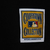 Pull zippé quart de tour noir pour femme Mitchell & Ness New York Yankees Cooperstown Collection