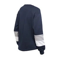 Sweat-shirt ras du cou New Era bleu marine York Yankees Gameday pour femme
