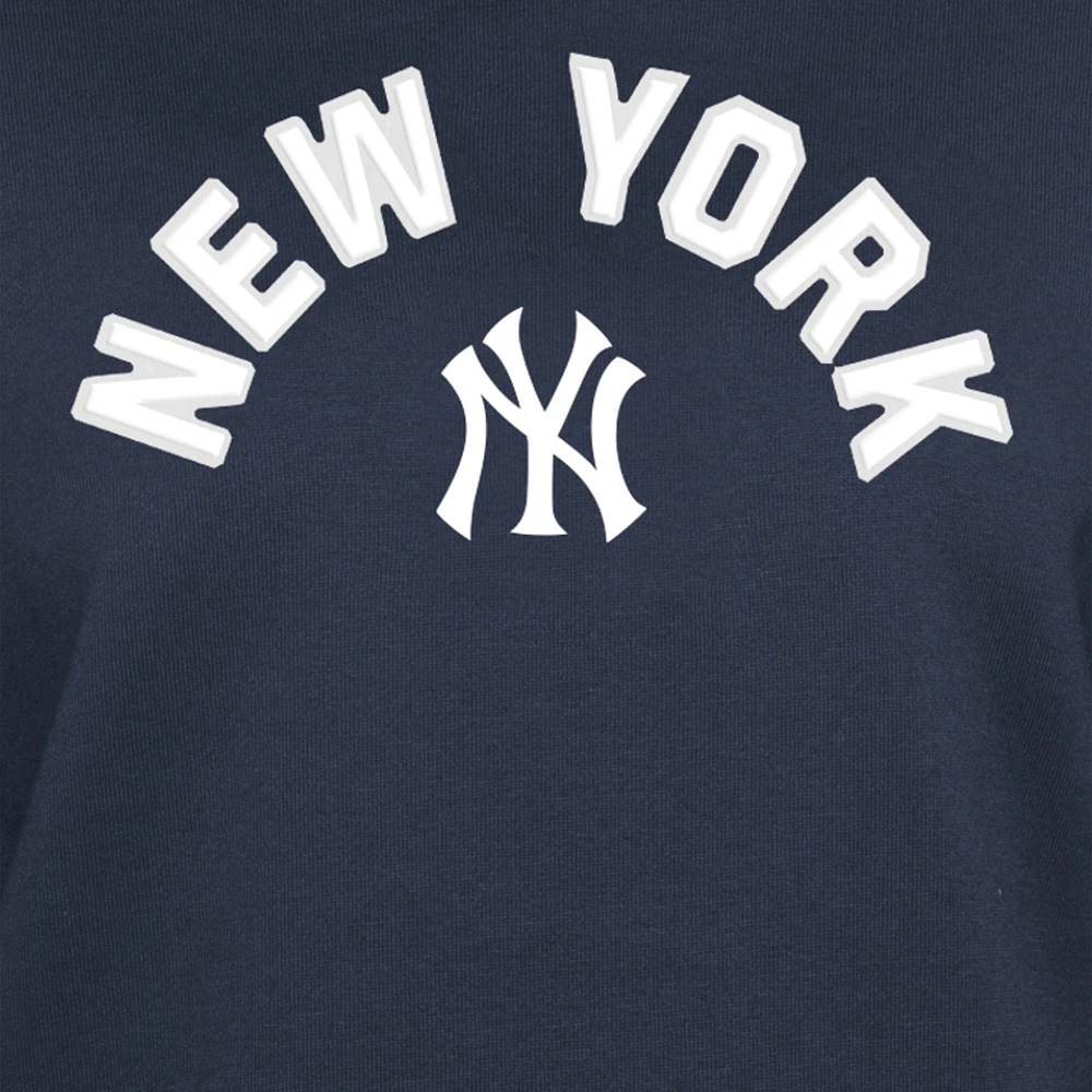 Sweat-shirt ras du cou New Era bleu marine York Yankees Gameday pour femme