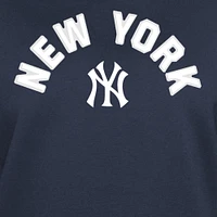 Sweat-shirt ras du cou New Era bleu marine York Yankees Gameday pour femme