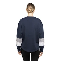 Sweat-shirt ras du cou New Era bleu marine York Yankees Gameday pour femme