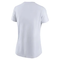 Women's Nike  White New York Yankees Wordmark T-Shirt