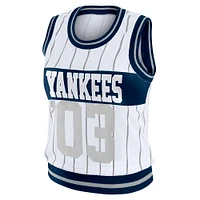 Women's WEAR by Erin Andrews  White New York Yankees Sporty Tank Top