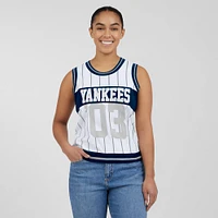 Women's WEAR by Erin Andrews  White New York Yankees Sporty Tank Top