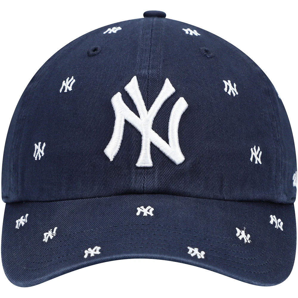 Casquette réglable '47 New York Yankees Confetti Clean Up bleu marine pour femme