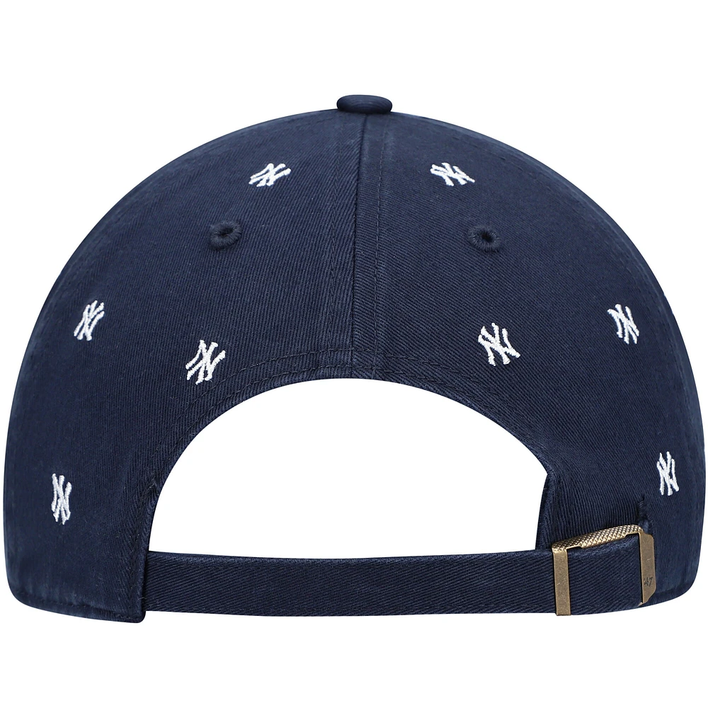 Casquette réglable '47 New York Yankees Confetti Clean Up bleu marine pour femme