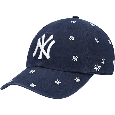 Casquette réglable '47 New York Yankees Confetti Clean Up bleu marine pour femme