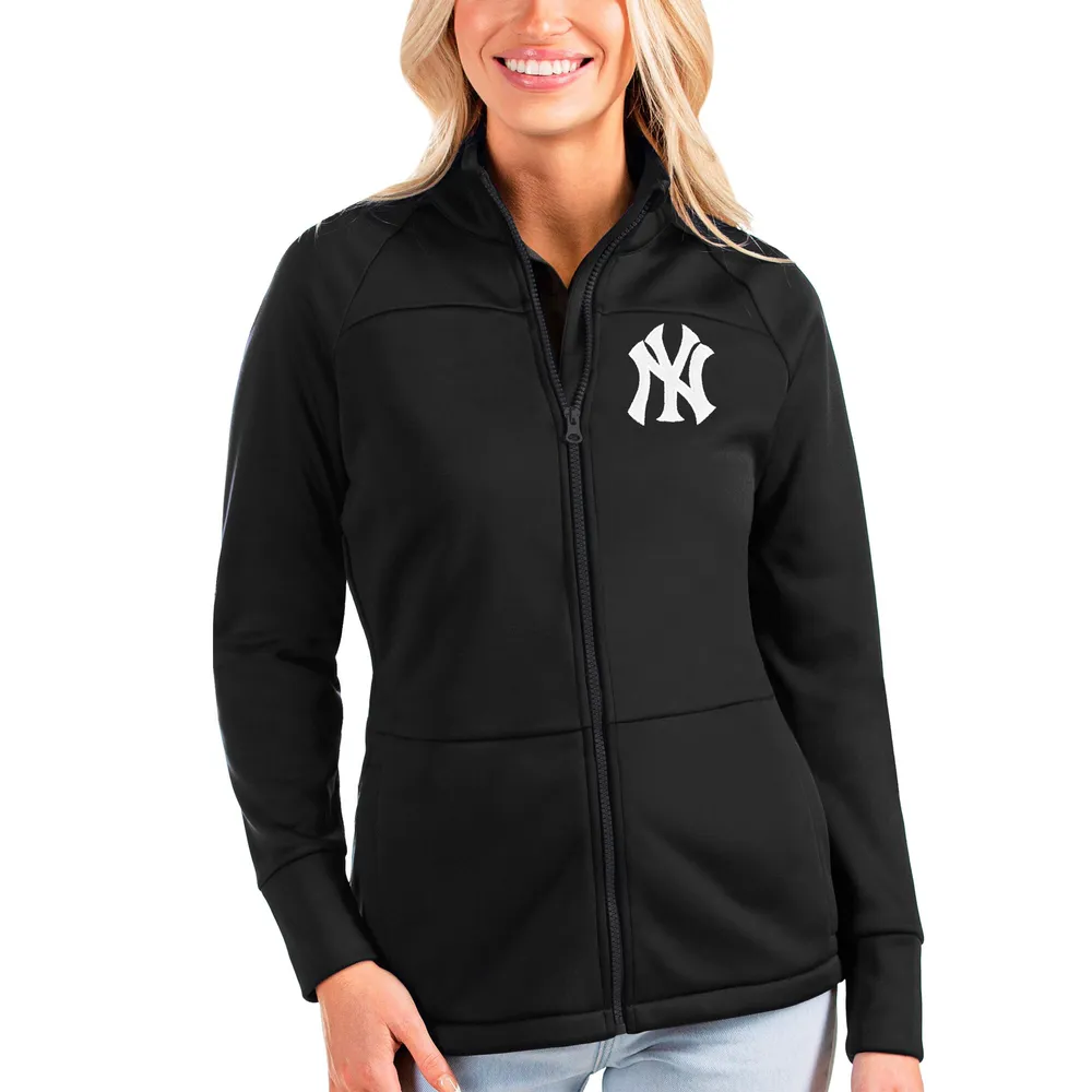 Lids New York Yankees The Wild Collective Women's Colorblock Track Raglan  Full-Zip Jacket - Navy