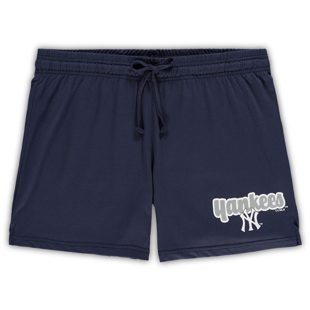 Women's Concepts Sport Navy New York Yankees Plus Cloud Tank Top & Shorts Sleep Set