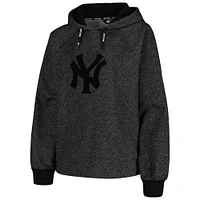 Women's DKNY Sport Black New York Yankees Debbie Dolman Raglan Pullover Hoodie