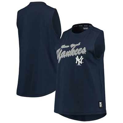 Débardeur Marcie des New York Yankees DKNY Sport pour femme, bleu marine