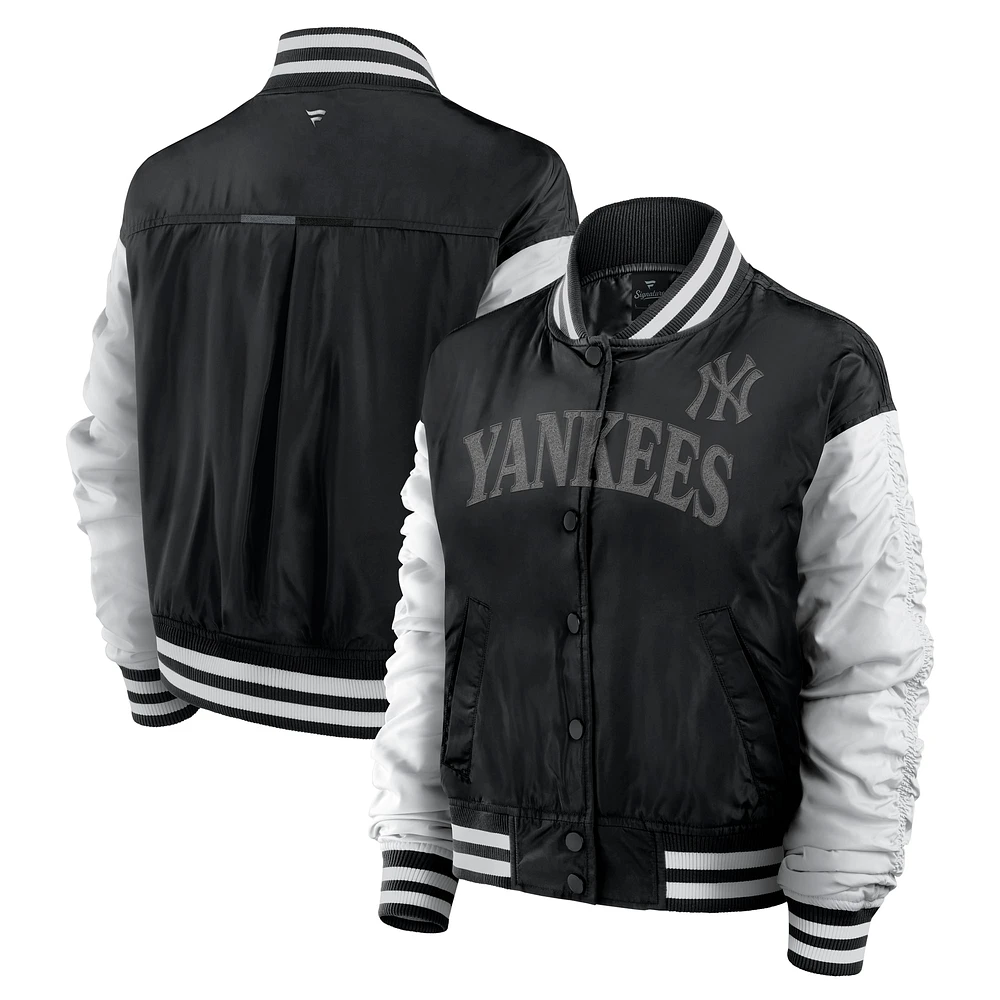 Veste à boutons-pression intégrale Elements Wave des Yankees de New York la marque Fanatics pour femme