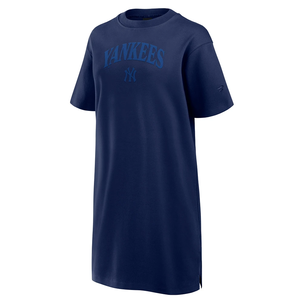 Robe en coton bleu marine pour femme Fanatics New York Yankees Elements