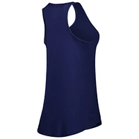 Women's Fanatics Navy New York Yankees Simplicity Swing Racerback Scoop Neck Tank Top