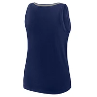 Débardeur à col en V Stellar Win des Yankees de New York pour femme, bleu marine
