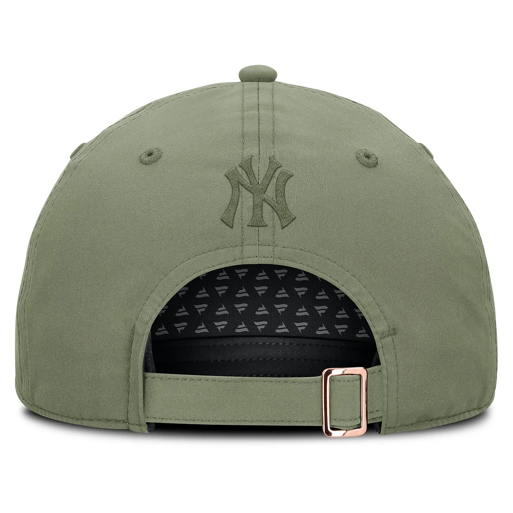 Women's Fanatics Olive New York Yankees Afterhours Adjustable Hat