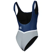 Maillot de bain une pièce femme FOCO Navy New York Yankees Team