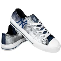 New York Yankees FOCO Women's Big Logo Tie-Dye Canvas Sneakers