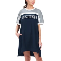 Women's G-III 4Her by Carl Banks Navy/Gray New York Yankees Circus Catch Sneaker Dress