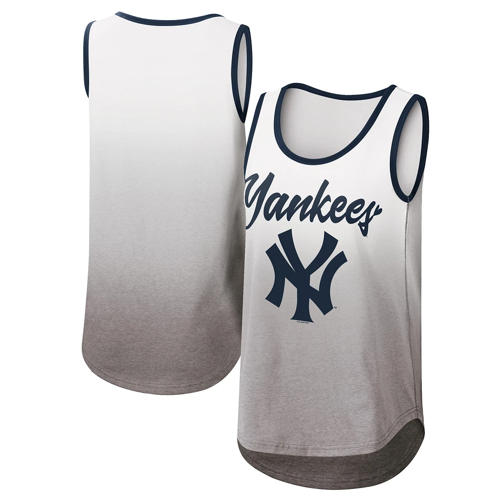 Débardeur G-III 4Her by Carl Banks blanc pour femme avec logo New York Yankees Opening Day