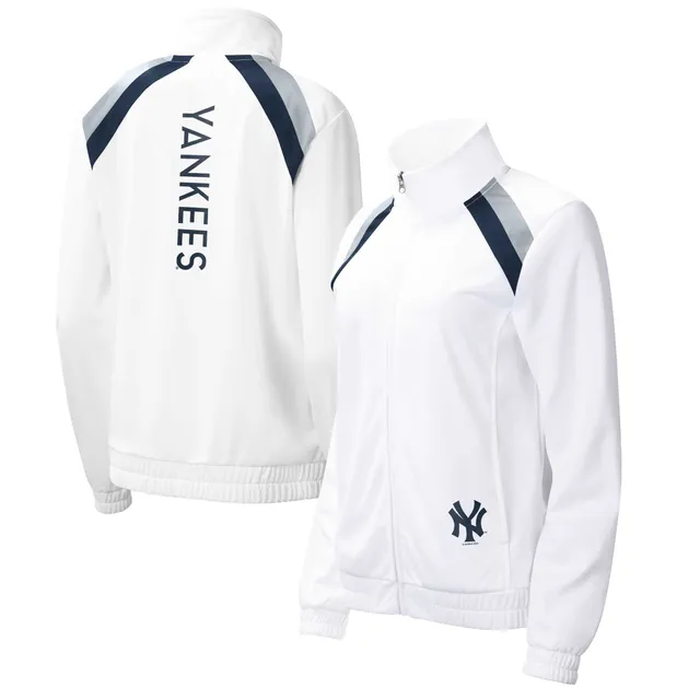 Detroit Tigers G-III 4Her by Carl Banks Women's Gamer Full-Zip Track Jacket  - White