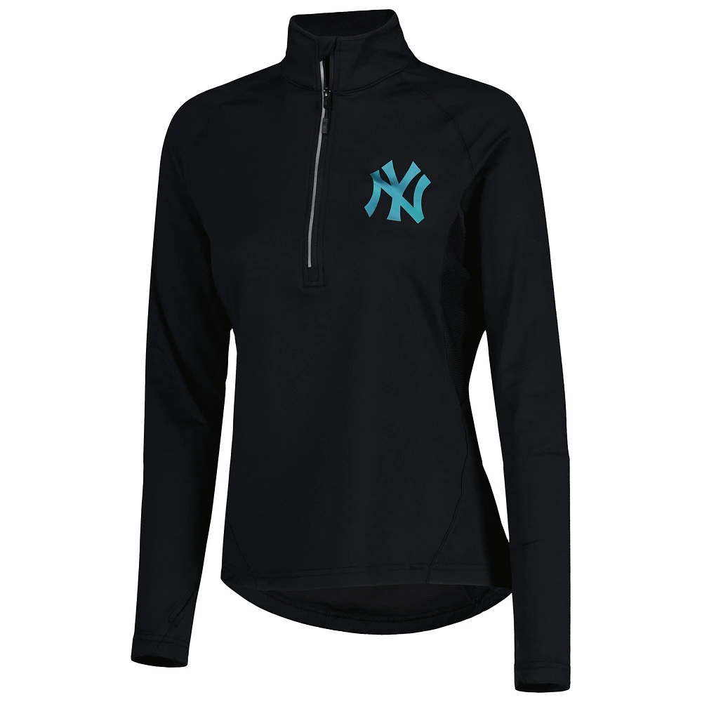 Veste noire Levelwear New York Yankees Energy pour femme