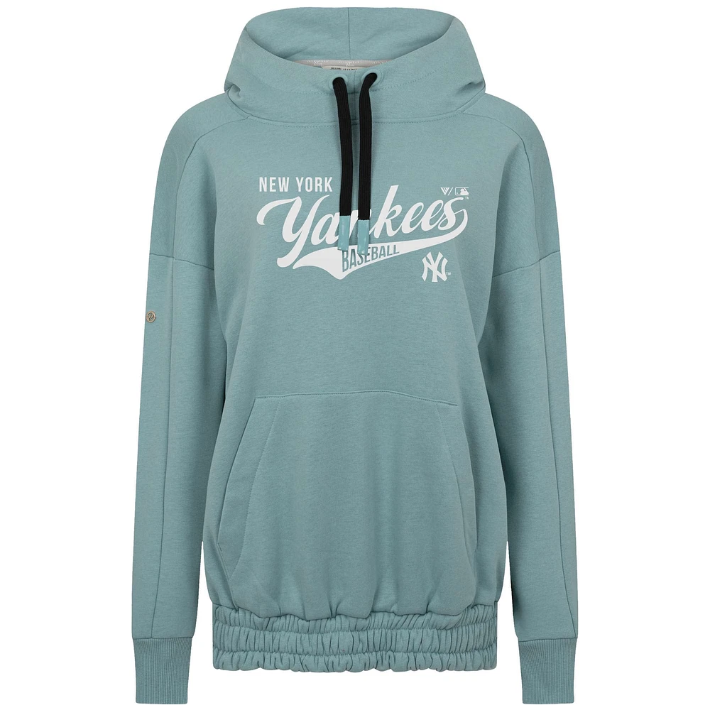 Sweat à capuche bleu pour femme Levelwear New York Yankees Waterfall Glide