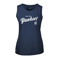 Women's Levelwear Navy New York Yankees Accolade Macy Prospect Tank Top