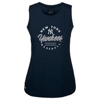 Women's Levelwear Navy New York Yankees Macy Muscle - Tank Top