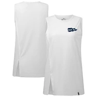 Women's Levelwear  White New York Yankees Influx Rafters Tank Top