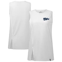 Women's Levelwear  White New York Yankees Influx Rafters Tank Top