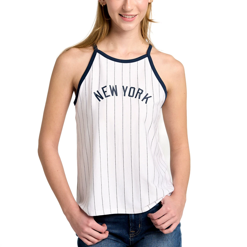 Débardeur Nahla Lusso blanc pour femmes des Yankees de New York