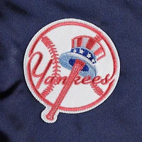 Women's Mitchell & Ness Navy New York Yankees Team 2.0 Satin Raglan Full-Snap Jacket