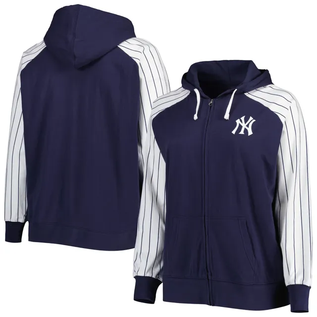 New York Yankees Nike Women's In Pocket Gym Vintage Full-Zip Hoodie - Navy