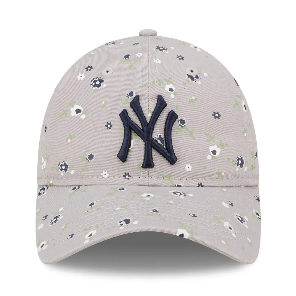 Women's New Era Gray New York Yankees Floral 9TWENTY Adjustable Hat