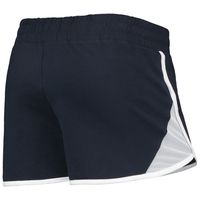 Women's New Era Navy York Yankees Stretch French Terry Shorts