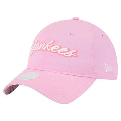 Women's New Era Pink New York Yankees Mother's Day 9TWENTY Adjustable Hat