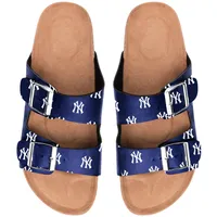 New York Yankees Women's Mini Print Double Buckle Sandal
