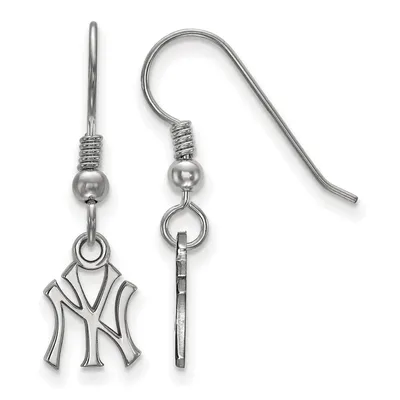 New York Yankees Women's Sterling Silver Extra-Small Dangle Earrings