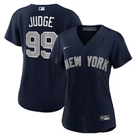 Maillot de joueur réplique alternatif des New York Yankees Nike Aaron Judge pour femme bleu marine