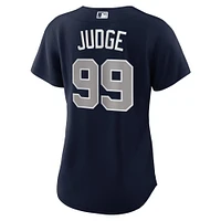 Maillot de joueur réplique alternatif des New York Yankees Nike Aaron Judge pour femme bleu marine