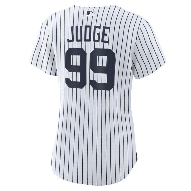 Maillot de joueur réplique à domicile Nike Aaron Judge pour femme des Yankees New York blanc