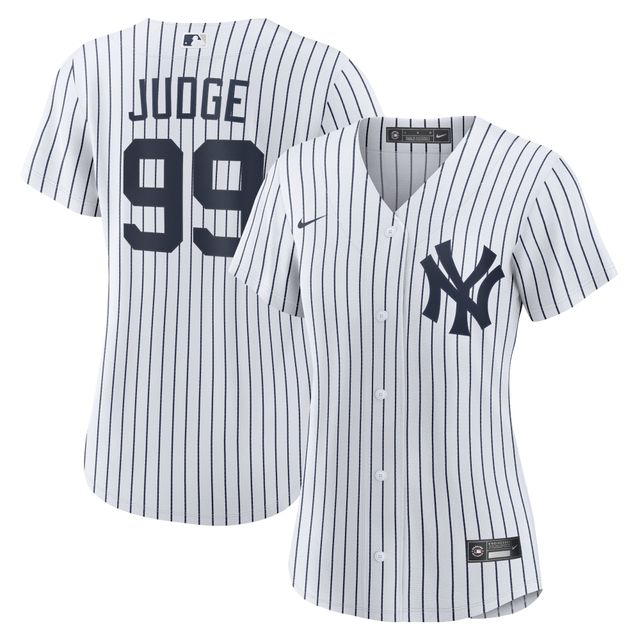 Maillot de joueur réplique à domicile Nike Aaron Judge pour femme des Yankees New York blanc