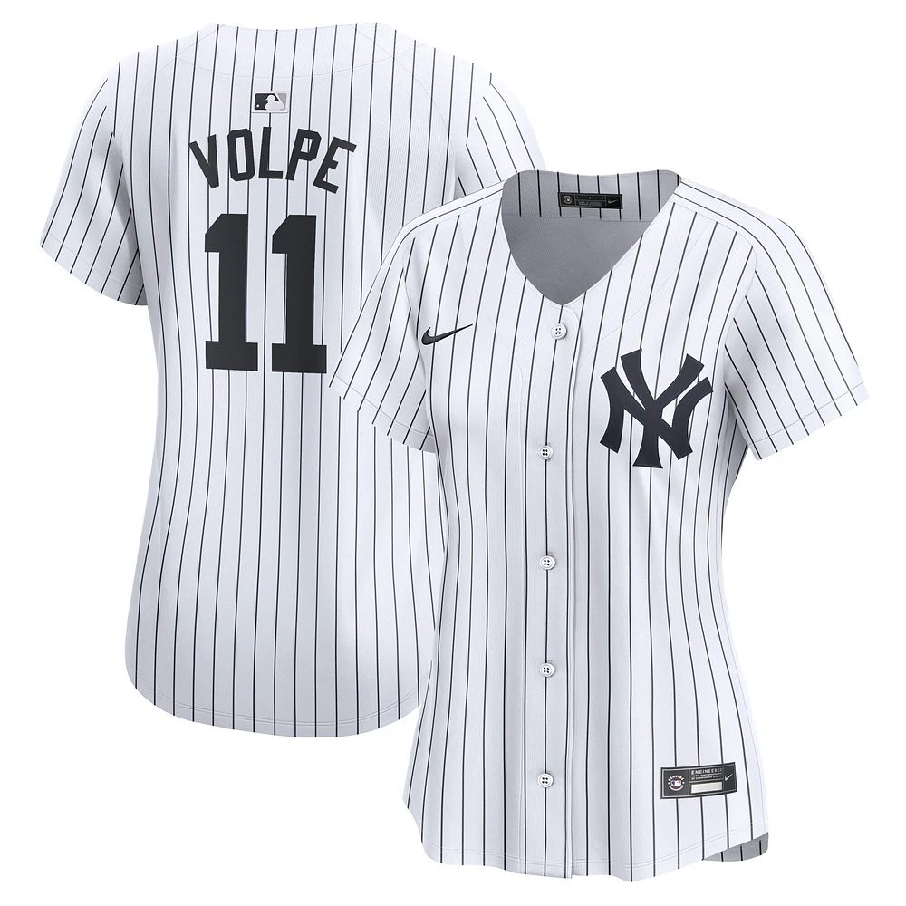 Maillot de joueur à domicile Nike Anthony Volpe blanc New York Yankees pour femme